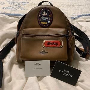 Coach Mickey Mouse backpack
